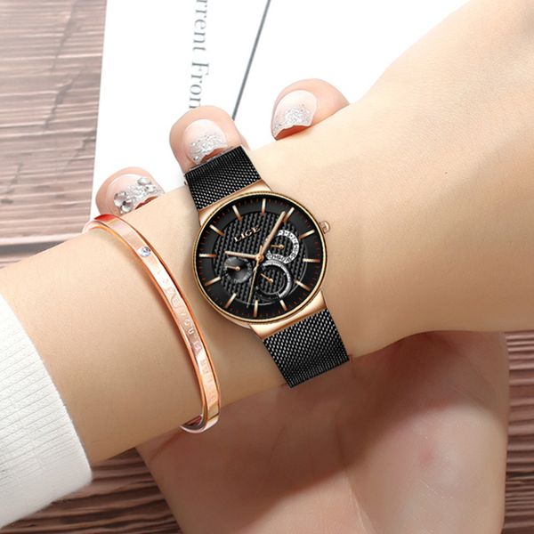 women stainless steel ultra-thin waterproof watch lige brand luxury women watches casual fashion watch ladies bracelet watch t200420, Slivery;brown
women stainless steel ultra-thin waterproof watch lige brand luxury women watches casual fashion watch ladies bracelet watch t200420, Slivery;brown