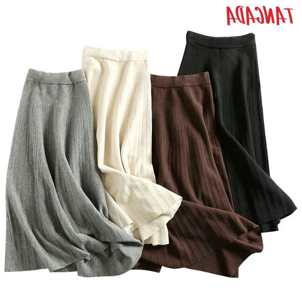 tangada winter women knit long skirt elastic high waist warm office lady elegant black a-line maxi skirts female bottoms aqx06 t200324
tangada winter women knit long skirt elastic high waist warm office lady elegant black a-line maxi skirts female bottoms aqx06 t200324