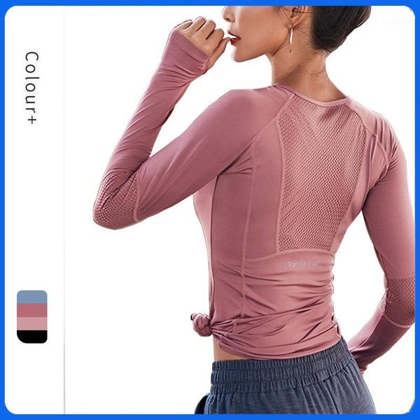 running jerseys fitness sportswear jogging seamless long-sleeved sports quick-drying breathable yoga shirt female exercise t-shirt1, Black;blue
running jerseys fitness sportswear jogging seamless long-sleeved sports quick-drying breathable yoga shirt female exercise t-shirt1, Black;blue