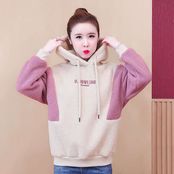 lambskin sweater autumn winter 2020 new loose fashion foreign style women's plush warm coat, Black
lambskin sweater autumn winter 2020 new loose fashion foreign style women's plush warm coat, Black