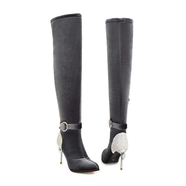 boots fashion winter designer demonia women over the knee platform booties thin high heels 9cm shoes dz-78, Black
boots fashion winter designer demonia women over the knee platform booties thin high heels 9cm shoes dz-78, Black