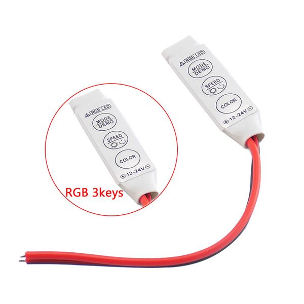 1pcs led strip rgb controller dimmer switch dc 12v led single color mini 3key controller for smd 5050 3528 5730 led strip light
1pcs led strip rgb controller dimmer switch dc 12v led single color mini 3key controller for smd 5050 3528 5730 led strip light