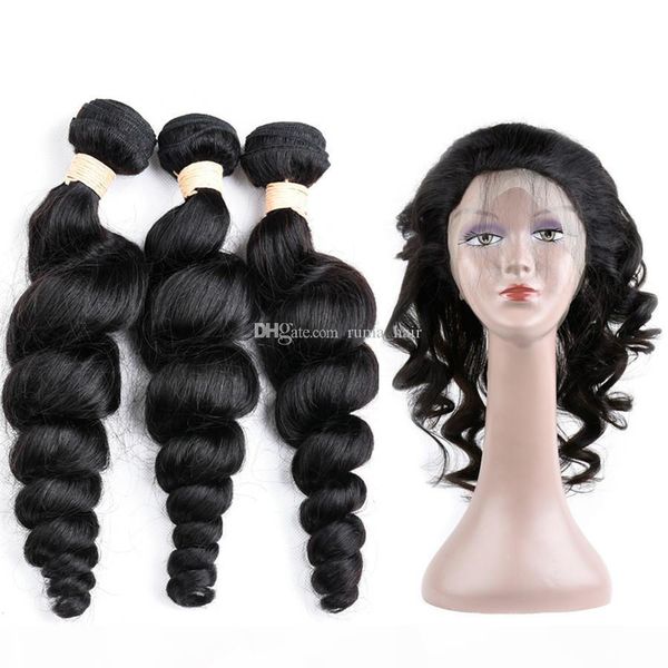 new arrive 360 pre plucked loose wave hair brazilian virgin human hair extension with 360 lace frontal closure loose deep wave hair, Black;brown
new arrive 360 pre plucked loose wave hair brazilian virgin human hair extension with 360 lace frontal closure loose deep wave hair, Black;brown