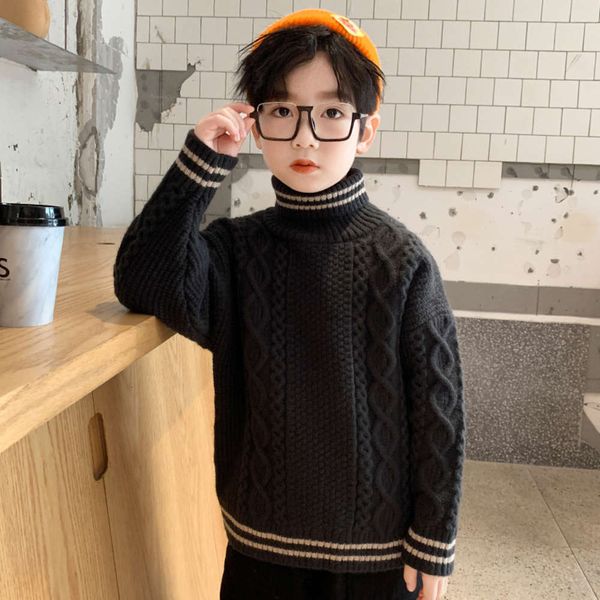autumn wear thickened pullover boys' sweater winter 2020 new cuhk children's korean sle high collar 5tlv, Blue
autumn wear thickened pullover boys' sweater winter 2020 new cuhk children's korean sle high collar 5tlv, Blue