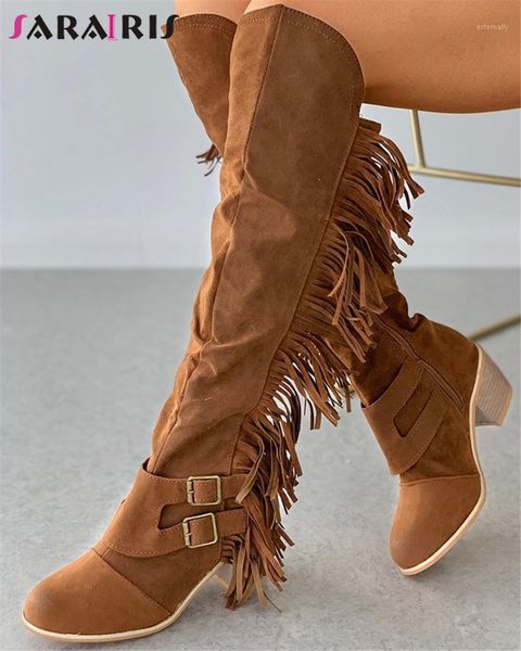 boots sarairis big size 35-43 ladies 2021 fashion knee high women round toe chunky heels fringe buckle shoes woman1, Black
boots sarairis big size 35-43 ladies 2021 fashion knee high women round toe chunky heels fringe buckle shoes woman1, Black