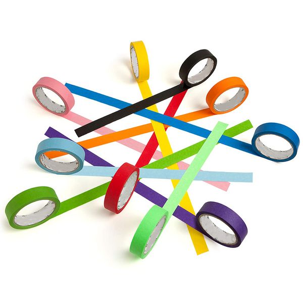 5Pieces/Lot 10 Pcs of 10 Colors 20m Colored Masking Tape Rainbow Color Easy Tear Home Decoration Office Supplies H-best 2016
5Pieces/Lot 10 Pcs of 10 Colors 20m Colored Masking Tape Rainbow Color Easy Tear Home Decoration Office Supplies H-best 2016