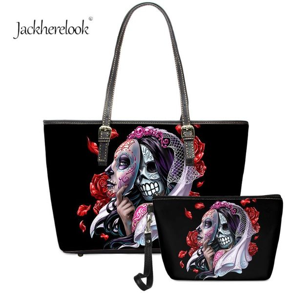 jackherelook women luxury pu leather handbag&comestic set large the day of dead pattern multi pocket shoulder tote bolsas
jackherelook women luxury pu leather handbag&comestic set large the day of dead pattern multi pocket shoulder tote bolsas