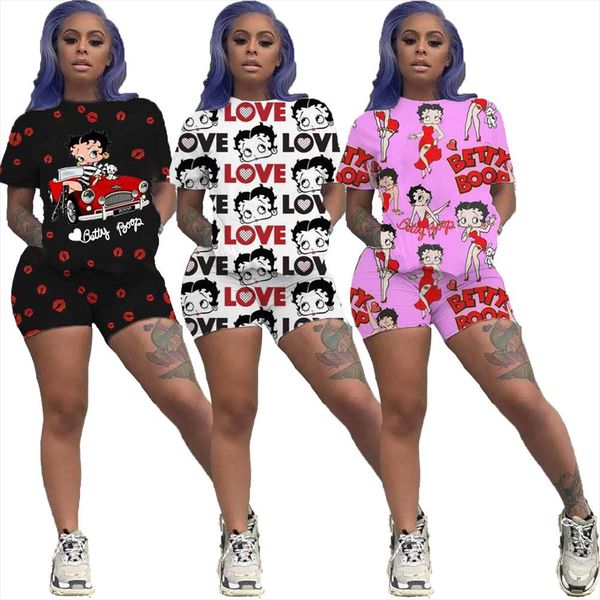 lounge wear two pieces set women t shirt biker shorts set summer clothes for women 2020 cartoon print matching sets, Gray
lounge wear two pieces set women t shirt biker shorts set summer clothes for women 2020 cartoon print matching sets, Gray
