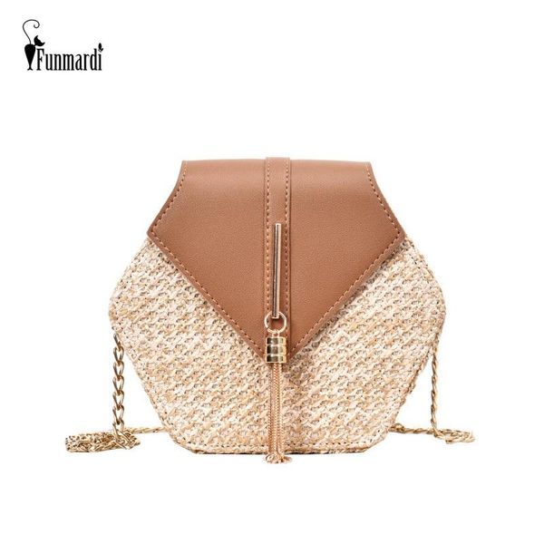 funmardi hexagon tassel crossbody bags straw +pu leather women bags summer handmade woven beach bag chain shoulder bag wlhb1920
funmardi hexagon tassel crossbody bags straw +pu leather women bags summer handmade woven beach bag chain shoulder bag wlhb1920