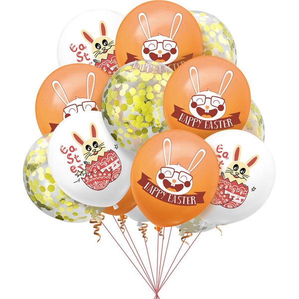 Easter Party Decoration Balloons 12 Inch Kids Cartoon Rabbit Bunny Air Balloon Latex Balloon For Birthday Party Decoration Supplies G10705