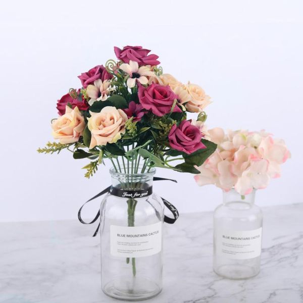 decorative flowers & wreaths small artificial rose silk red wedding faux for home living room decoration fake craft
decorative flowers & wreaths small artificial rose silk red wedding faux for home living room decoration fake craft