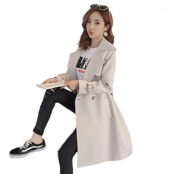 women's trench coats fashion suit collar women windbreaker jacket 2021 spring autumn jaqueta korean thin casual casaco feminino longo f, Tan;black
women's trench coats fashion suit collar women windbreaker jacket 2021 spring autumn jaqueta korean thin casual casaco feminino longo f, Tan;black