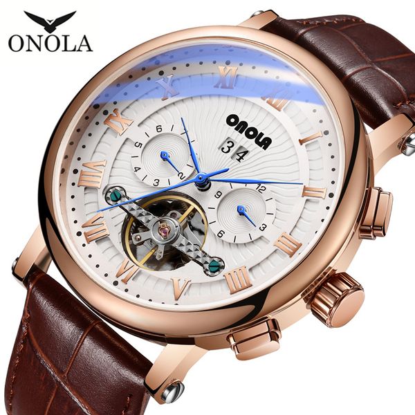 automatic mechanical business belt mens watch rudder flywheel hollow waterproof watch mens wristwatches, Slivery;brown
automatic mechanical business belt mens watch rudder flywheel hollow waterproof watch mens wristwatches, Slivery;brown