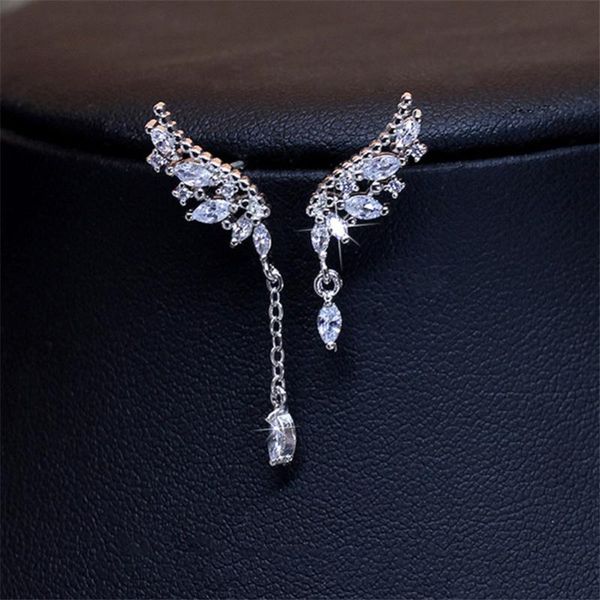 korean s925 silver color diamond asymmetrical tassel earrings female long wing temperament peridot gemstone earrings jewelry, Golden;silver
korean s925 silver color diamond asymmetrical tassel earrings female long wing temperament peridot gemstone earrings jewelry, Golden;silver