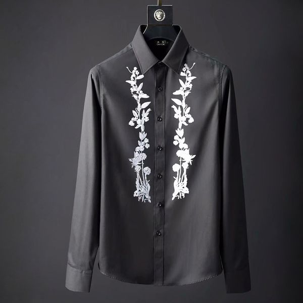 100% cotton embroidery flower shirt men casual long sleeve mens slim fit dress shirts dy2101 81qo, White;black
100% cotton embroidery flower shirt men casual long sleeve mens slim fit dress shirts dy2101 81qo, White;black