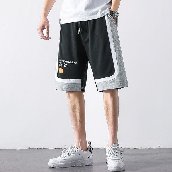 summer men's new casual shorts trend versatile sports pants handsome straight fashion brand capris leisure library, White;black
summer men's new casual shorts trend versatile sports pants handsome straight fashion brand capris leisure library, White;black