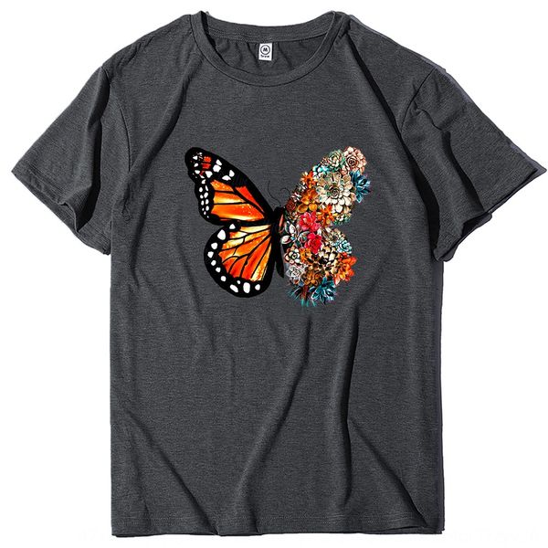 2020 печати корейского butterflyloose лето европейская длиной большого средней футболка для женщин 2020 бабочка печать топ корейский топ but, White 
2020 печати корейского butterflyloose лето европейская длиной большого средней футболка для женщин 2020 бабочка печать топ корейский топ but, White