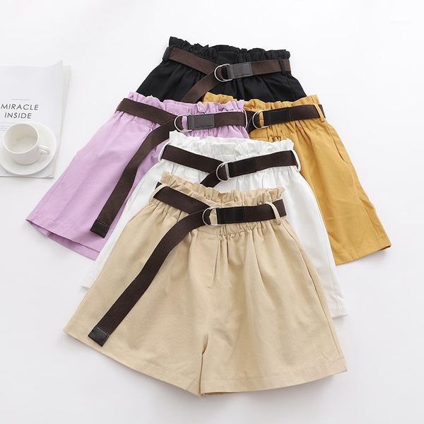new summer elastic waist short pants women ruffles high waist shorts pockets harem shorts with sashes 5colors1, White;black
new summer elastic waist short pants women ruffles high waist shorts pockets harem shorts with sashes 5colors1, White;black