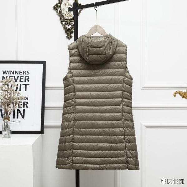 newbang long vest women ultra light down vest women hooded lightweight waistcoat female down coat long slim sleeveless lj201204, Black;white
newbang long vest women ultra light down vest women hooded lightweight waistcoat female down coat long slim sleeveless lj201204, Black;white