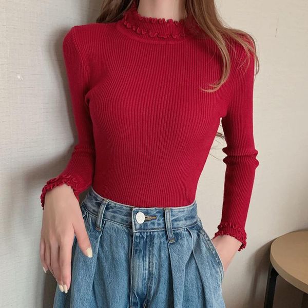 aossviao casual основные ruched свитер женщины сплошной с длинным рукавом трикотажные пуловеры женщины 2020 осень зима slim fit top оборками, White;black
aossviao casual основные ruched свитер женщины сплошной с длинным рукавом трикотажные пуловеры женщины 2020 осень зима slim fit top оборками, White;black