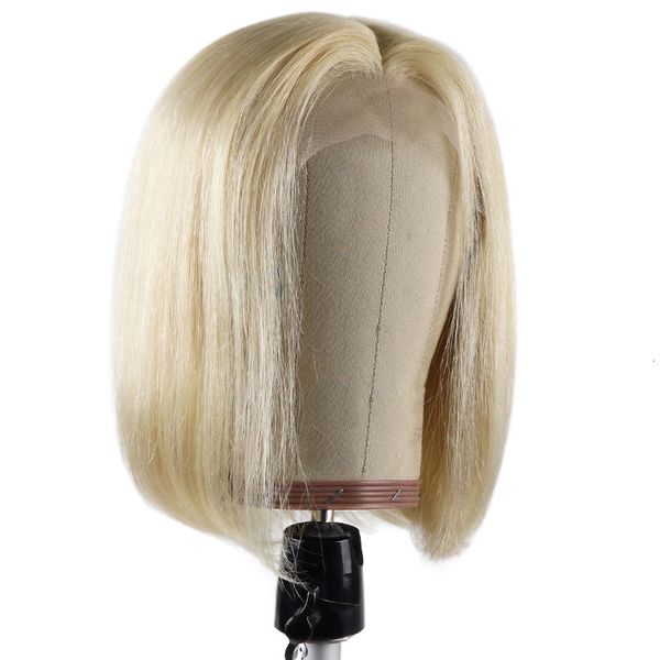 bhf blonde 613 lace part wig machine remy brazilian straight short bob natural human hair wigs for women, Black;brown 
bhf blonde 613 lace part wig machine remy brazilian straight short bob natural human hair wigs for women, Black;brown