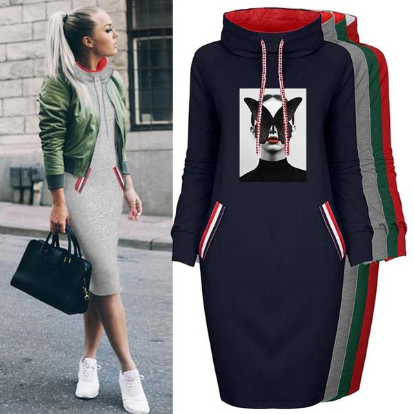 sweater dress for women pocket turtleneck autumn winter hoodies dresses turtleneck drawstring harajuku slim clothing, Black;gray
sweater dress for women pocket turtleneck autumn winter hoodies dresses turtleneck drawstring harajuku slim clothing, Black;gray