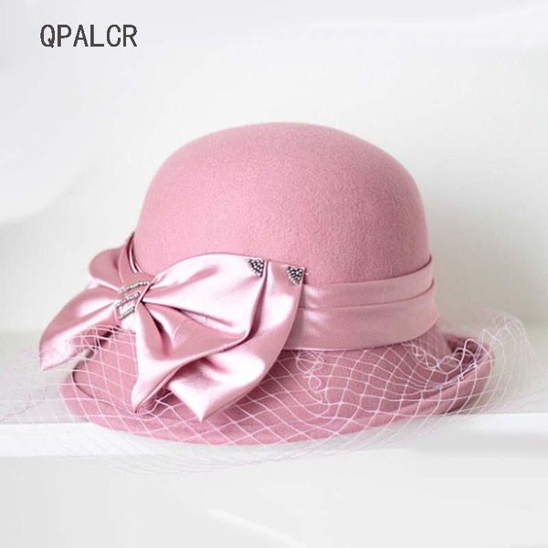 qpalcr hat winter retro wool fedora hat women mesh bow felt cap ladies fashion female floral bucket hats dome trilby fedoras1, Blue;gray
qpalcr hat winter retro wool fedora hat women mesh bow felt cap ladies fashion female floral bucket hats dome trilby fedoras1, Blue;gray