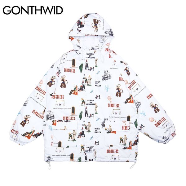 gonthwid vintages posters cactus print cotton padded hooded jackets streetwear mens zipper coats hip hop harajuku casual lj200919, Black;brown
gonthwid vintages posters cactus print cotton padded hooded jackets streetwear mens zipper coats hip hop harajuku casual lj200919, Black;brown