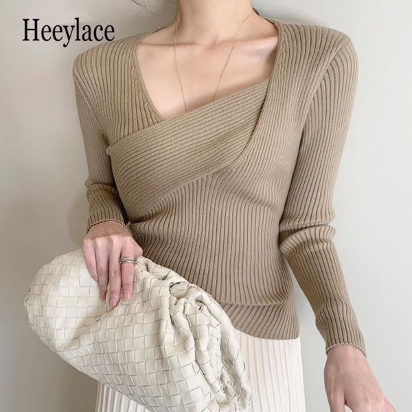chic irregular criss-cross sweater autumn slim fit long sleeve pullovers women 2020 solid color knitted femme, White;black
chic irregular criss-cross sweater autumn slim fit long sleeve pullovers women 2020 solid color knitted femme, White;black