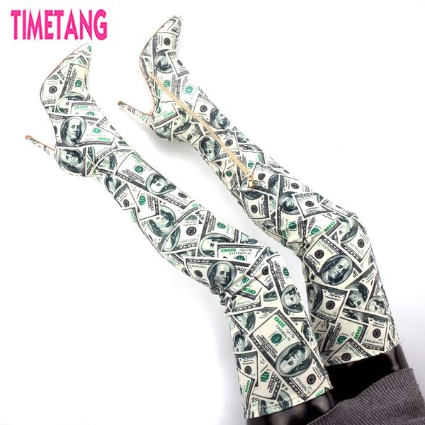 timetang fashion new unique usa dollars paint thigh high women long boots advanced high heel over the knee woman shoes rich~ lj201130, Black
timetang fashion new unique usa dollars paint thigh high women long boots advanced high heel over the knee woman shoes rich~ lj201130, Black