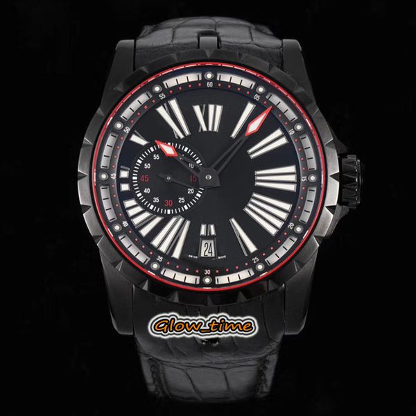 super tbf version excalibur dbex0542 rd640 automatic 28800vph black dlc coated titanium alloy case mens watch leather strap designer watche, Slivery;brown
super tbf version excalibur dbex0542 rd640 automatic 28800vph black dlc coated titanium alloy case mens watch leather strap designer watche, Slivery;brown
