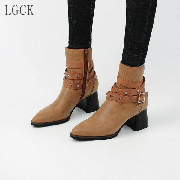plus size 34-48 women buckle strap ankle boots shoes ladies zip spring gladiator fashion high heels chunky heel, Black
plus size 34-48 women buckle strap ankle boots shoes ladies zip spring gladiator fashion high heels chunky heel, Black