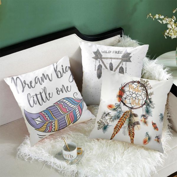 fuwatacchi colorful feather decorative catcher cushion covers dream catcher pillow cover for home sofa chair pillowcases 45*45cm
fuwatacchi colorful feather decorative catcher cushion covers dream catcher pillow cover for home sofa chair pillowcases 45*45cm