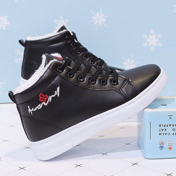2020 new women snow boots winter plush keep warm cotton shoes lace up velvet ankle boots zapatos de mujer botas, Black
2020 new women snow boots winter plush keep warm cotton shoes lace up velvet ankle boots zapatos de mujer botas, Black