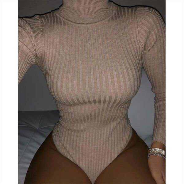 solid ribbed knit black gray female bodysuit turtleneck women long sleeve fall 200 winter bodycon keep warm khaki body sexy, Black;white 
solid ribbed knit black gray female bodysuit turtleneck women long sleeve fall 200 winter bodycon keep warm khaki body sexy, Black;white