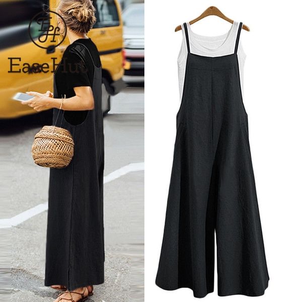 easehut bib wide legs overalls 5xl plus size for women spring summer linen rompers women's jumpsuit y200422, Black;white
easehut bib wide legs overalls 5xl plus size for women spring summer linen rompers women's jumpsuit y200422, Black;white