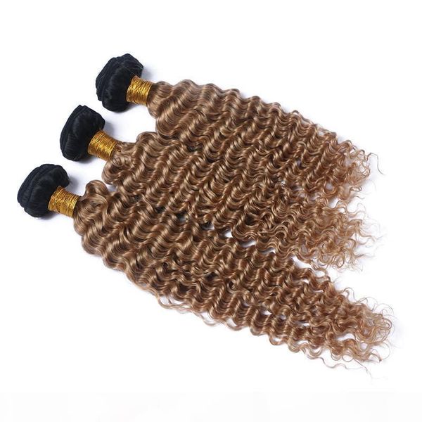 grade 7a brazilian kinky curly virgin hair weaves two tone 1b 27 honey blonde dark root ombre human hair extensions 3 bundles, Black
grade 7a brazilian kinky curly virgin hair weaves two tone 1b 27 honey blonde dark root ombre human hair extensions 3 bundles, Black