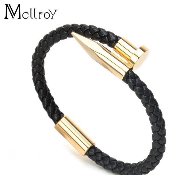mcllroy bracelets men brackelts bangles pulseiras 6mm weave genuine leather nail bracelet charm love cuff br jllioh bdecoat, Golden;silver
mcllroy bracelets men brackelts bangles pulseiras 6mm weave genuine leather nail bracelet charm love cuff br jllioh bdecoat, Golden;silver