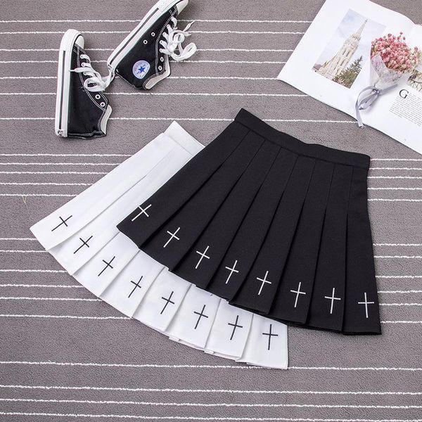 s-xl 2020 pleated skirt women harajuku sweet fresh feeling high waist pleated skirt elastic waist cross embroidery skirt, Black
s-xl 2020 pleated skirt women harajuku sweet fresh feeling high waist pleated skirt elastic waist cross embroidery skirt, Black
