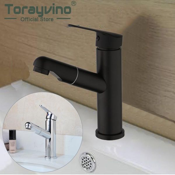 torayvino bathroom faucet chrome & black basin sink deck mounted pull out faucets single handle hole & cold mixer water tap
torayvino bathroom faucet chrome & black basin sink deck mounted pull out faucets single handle hole & cold mixer water tap