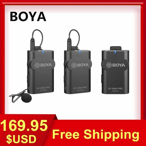 boya wm4 pro microphone lavalier microfone wireless microphone receiver transmitter1
boya wm4 pro microphone lavalier microfone wireless microphone receiver transmitter1
