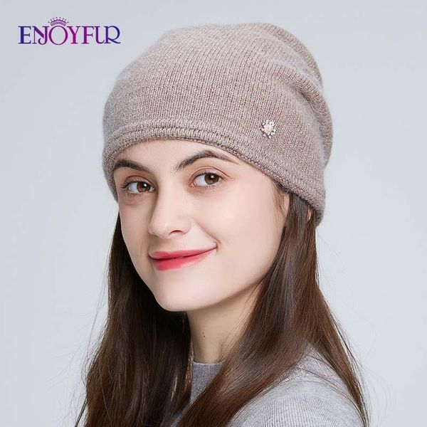 beanie/skull caps enjoyfur winter hats for women knitted angora fur beanies warm double layer female cap autumn, Blue;gray
beanie/skull caps enjoyfur winter hats for women knitted angora fur beanies warm double layer female cap autumn, Blue;gray