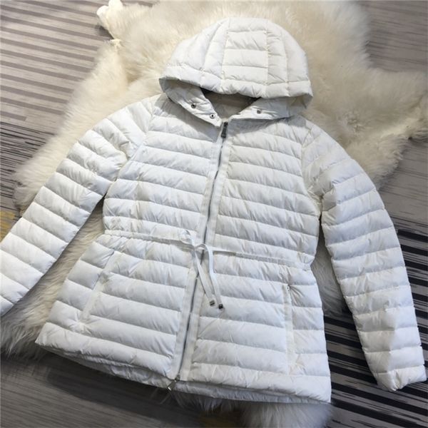 women light and warm down coat 90% white duck down filling drawstring waist adjustable women casual down jackets 201023, Black
women light and warm down coat 90% white duck down filling drawstring waist adjustable women casual down jackets 201023, Black