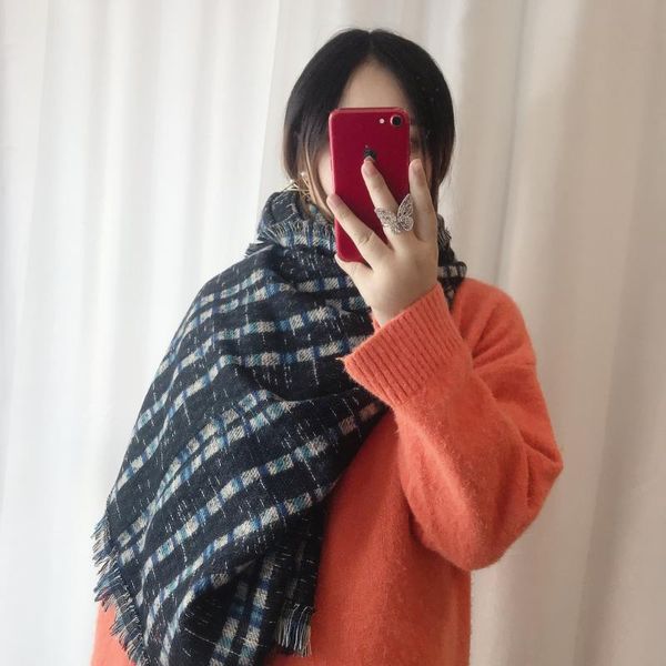 scarves rural series plaid scarf. simple fashion imitation cashmere shawl. the same bohemian shawl for friend., Blue;gray
scarves rural series plaid scarf. simple fashion imitation cashmere shawl. the same bohemian shawl for friend., Blue;gray