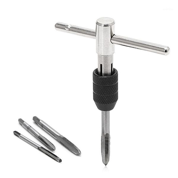 promotion 5pcs/set t type machine hand screw thread taps reamer m3/m4/m5/m6 tap set with twist drill bits and wrench1
promotion 5pcs/set t type machine hand screw thread taps reamer m3/m4/m5/m6 tap set with twist drill bits and wrench1