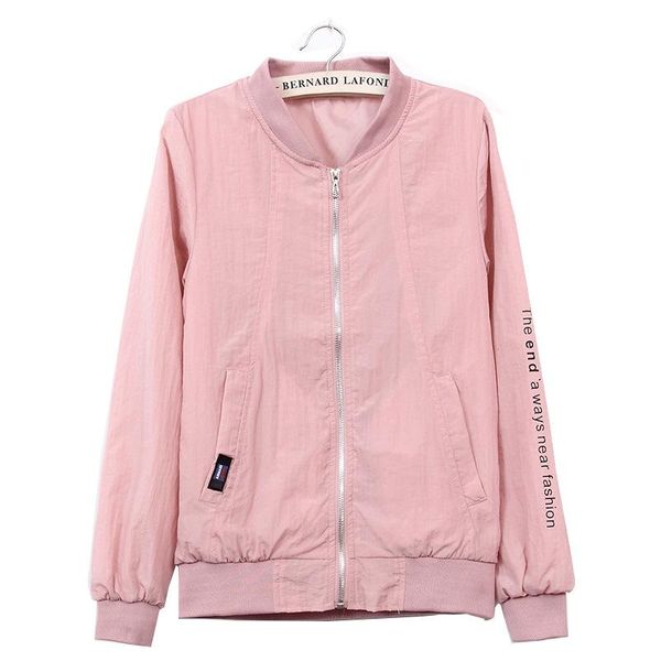 2020 new baseball jacket spring autumn pink plus size women jackets and coats short style loose coat letter stand collar outwear, Black;brown
2020 new baseball jacket spring autumn pink plus size women jackets and coats short style loose coat letter stand collar outwear, Black;brown