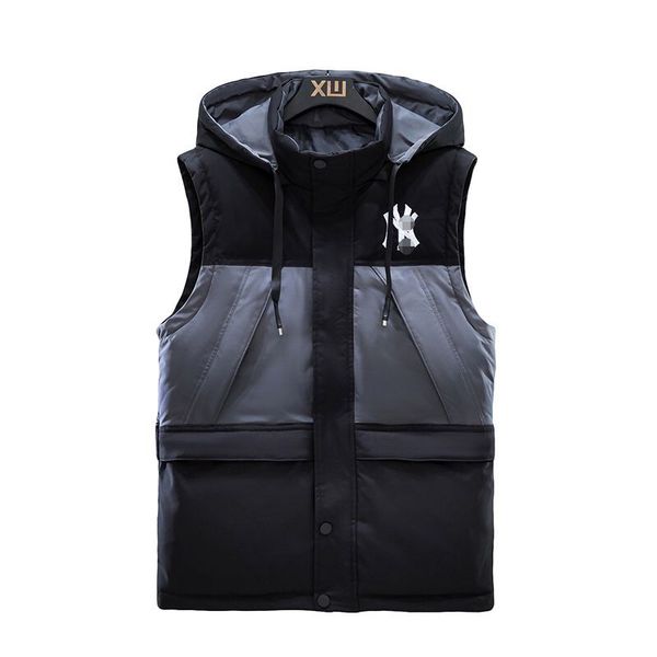 europe and the united states new autumn and winter fashion vest for men, large hooded thermal cotton vest casual cotton vest shoulder, Black;white
europe and the united states new autumn and winter fashion vest for men, large hooded thermal cotton vest casual cotton vest shoulder, Black;white