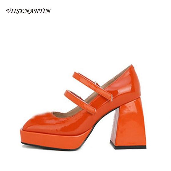 2020 french retro thick-soled mary jane shoes leather high heels women's thick heel waterproof platform square head pumps 0928, Black
2020 french retro thick-soled mary jane shoes leather high heels women's thick heel waterproof platform square head pumps 0928, Black