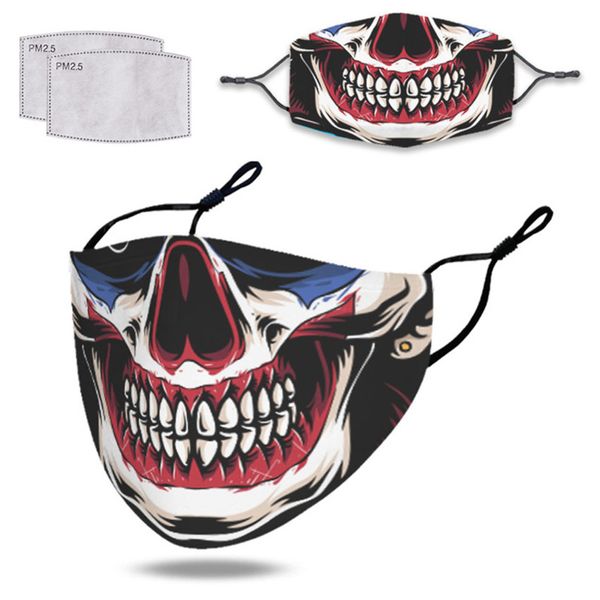 with 2 filters halloween christmas clown face mask designers fashion masks fanny facemask dustproof windproof party masks f102304
with 2 filters halloween christmas clown face mask designers fashion masks fanny facemask dustproof windproof party masks f102304