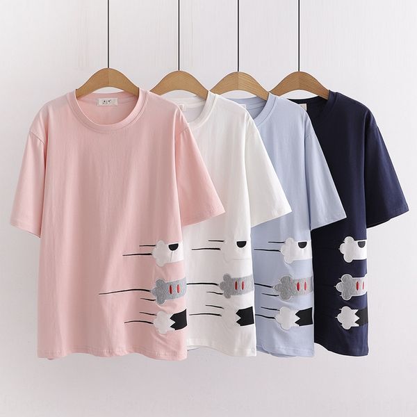 korean version of small fresh and sweet girl student cat's paw embroideryembroidery embroidery short sleeve women's 2020 summer sh, White
korean version of small fresh and sweet girl student cat's paw embroideryembroidery embroidery short sleeve women's 2020 summer sh, White